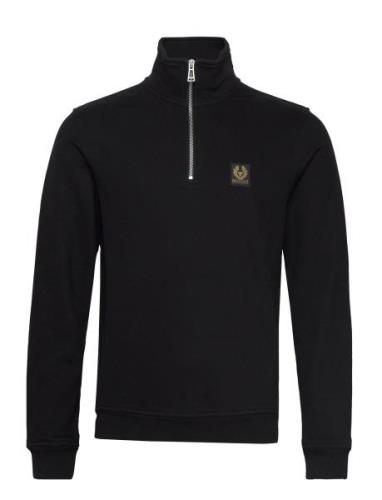 Belstaff Quarter Zip Sweatshirt Dark Ink Designers Sweat-shirts & Hood...