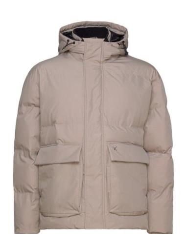 Baker Short Puffa Fodrad Jacka Beige Clean Cut Copenhagen