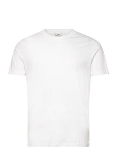 Mango Slim-Fit Cotton T-Shirt Vit