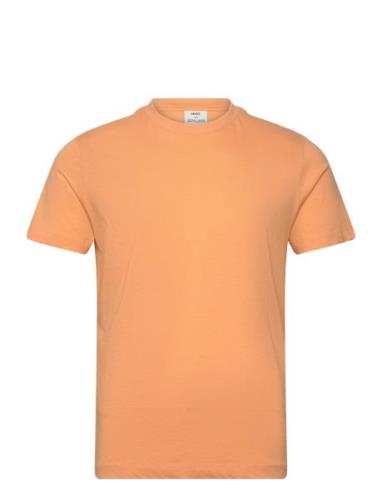 Mango Slim-Fit Cotton T-Shirt Orange