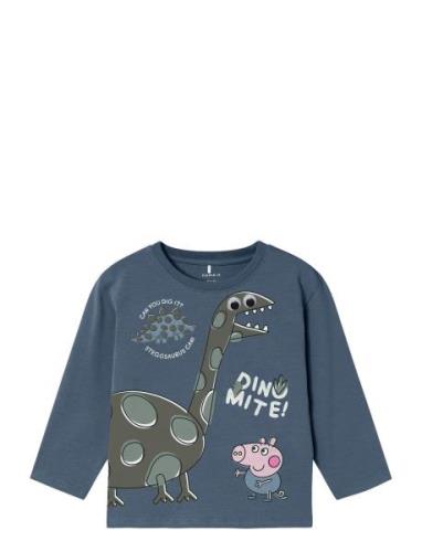 Nmmabrum Peppapig Ls Nreg Top Cplg Tops T-shirts Long-sleeved T-shirts...