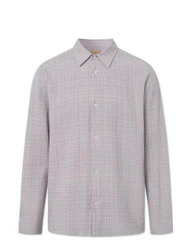 Samson Check Marisatwill Tops Shirts Casual Beige Rue De Tokyo