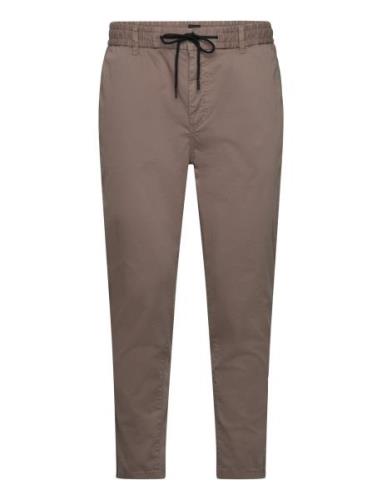 Chino-Tapered-Ds-2 Bottoms Trousers Chinos Brown BOSS