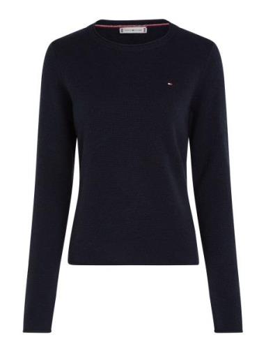 Tommy Hilfiger Soft Wool C-Nk Sweater Marinblå