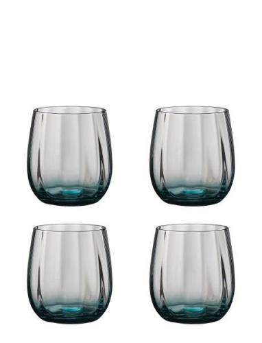 Søholm Sonja – Water Glass Petrol Blue 4 Pcs 30 Cl Brown Box Home Tabl...