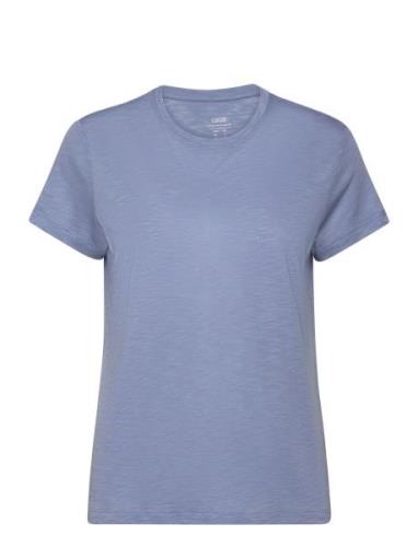 Soft Texture Tee Sport T-shirts & Tops Short-sleeved Blue Casall