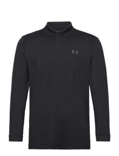 Ua Performance 3.0 Ls Polo Tops Polos Long-sleeved Black Under Armour