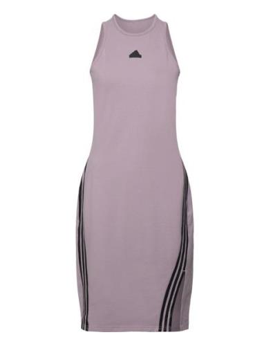 Adidas Sportswear W Fi 3S Dress Lila