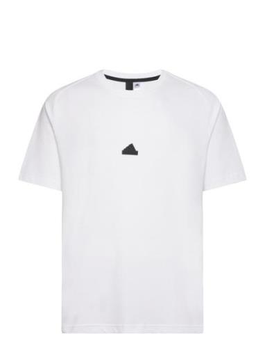 M Z.n.e. Tee Tops T-shirts Short-sleeved White Adidas Sportswear