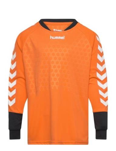 Essential Gk Jersey Tops T-shirts Long-sleeved T-shirts Orange Hummel