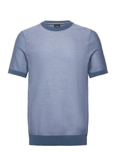 Tantino Tops T-shirts Short-sleeved Blue BOSS