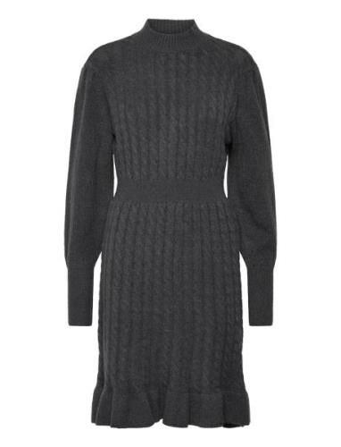 Vero Moda Vmvera Ls Short Knit Dress Vma Grå