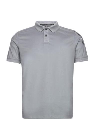 Spray Technical Polo Sport Polos Short-sleeved Grey Sail Racing