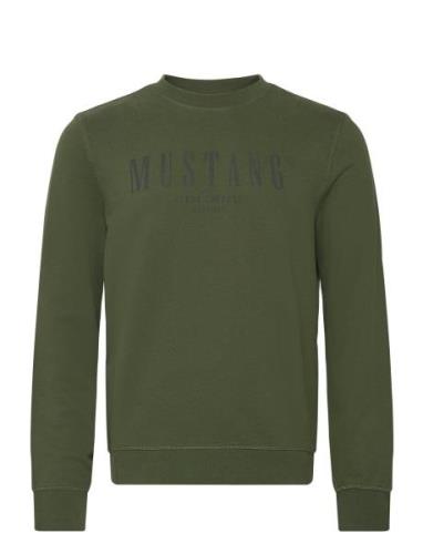 Style Clio Tops Sweat-shirts & Hoodies Sweat-shirts Green MUSTANG