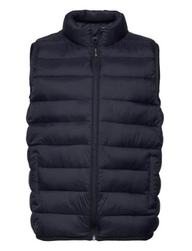 Quilted Gilet Fodrad Väst Navy Mango