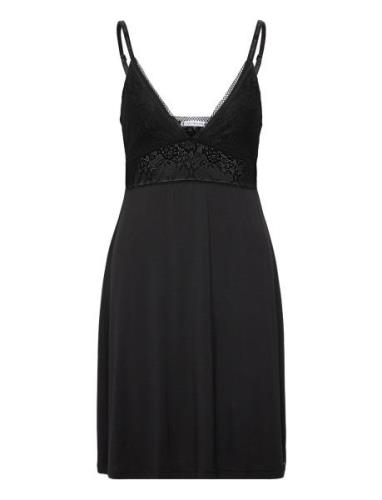 Nightdress Nattlinne Black Tommy Hilfiger