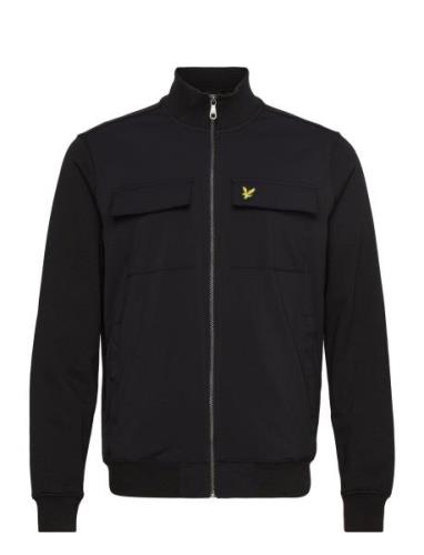 Hybrid Zip Track Jacket Tunn Jacka Black Lyle & Scott