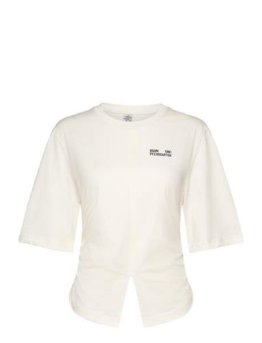 Juma Tops T-shirts & Tops Short-sleeved Cream Baum Und Pferdgarten