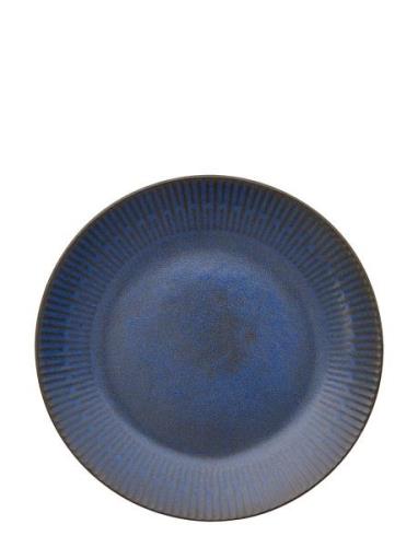 Aida Relief St Ware Lunch Plate Blue 1 Pcs. 22 Cm. Blå