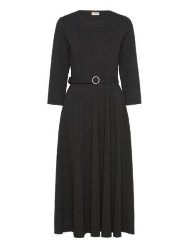 Marisol Dress Knälång Klänning Black Jumperfabriken