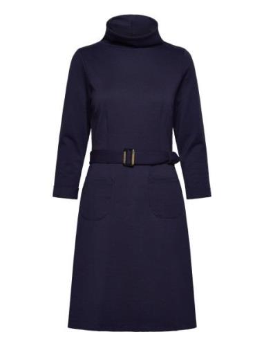 Kim Dress Knälång Klänning Navy Jumperfabriken