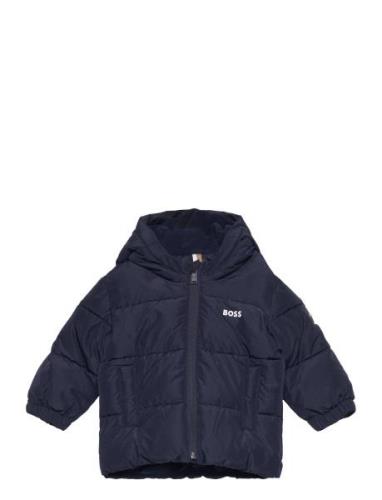 Puffer Jacket Fodrad Jacka Navy BOSS