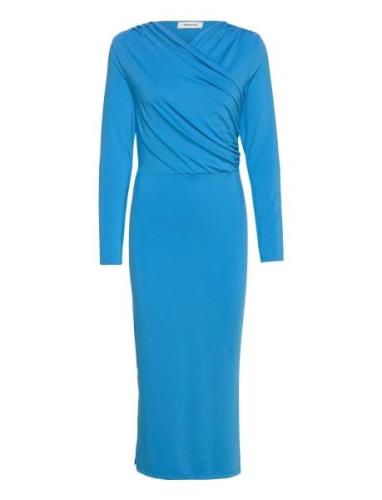 Arnimd Dress Knälång Klänning Blue Modström