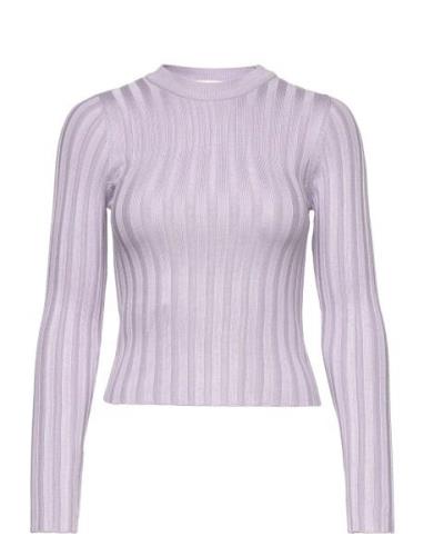 Pegasus Tops Knitwear Jumpers Purple Mango