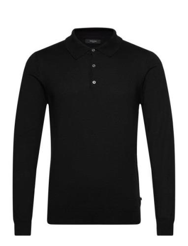 Maklint Oc Tops Knitwear Half Zip Jumpers Black Matinique