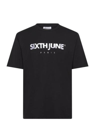 Essentiel Ss Tshirt Tops T-shirts Short-sleeved Black SIXTH JUNE