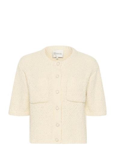 Carrymw Knit Cardigan Tops Knitwear Cardigans White My Essential Wardr...