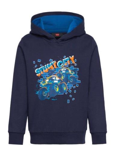 Lwscout 611 - Sweatshirt Tops Sweat-shirts & Hoodies Hoodies Navy LEGO...