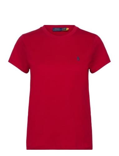 Polo Ralph Lauren Cotton Jersey Crewneck Tee Röd