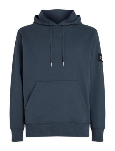 Calvin Klein Jeans Badge Hoodie Blå