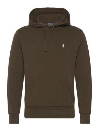 Loopback Fleece Hoodie Tops Sweat-shirts & Hoodies Hoodies Brown Polo ...