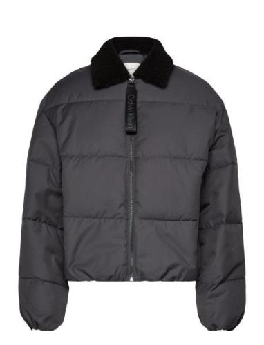 Aviator Puffer Fodrad Jacka Grey Calvin Klein Jeans