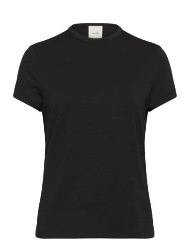 Modal Stretch C-Neck Slim Top Ss Tops T-shirts & Tops Short-sleeved Bl...