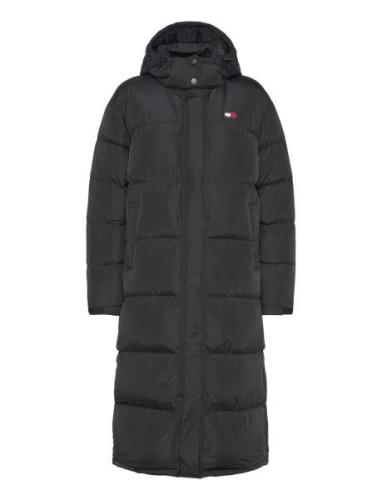 Tjw Alaska Long Puffer Ext Fodrad Rock Black Tommy Jeans