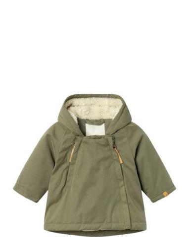 Nbmgodo Padded Loose Jacket Fo Lil Parka Jacka Khaki Green Lil'Atelier