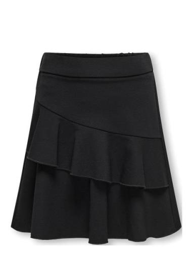 Kids Only Kogpoptrash Life Ruffle Skirt Tlr Svart