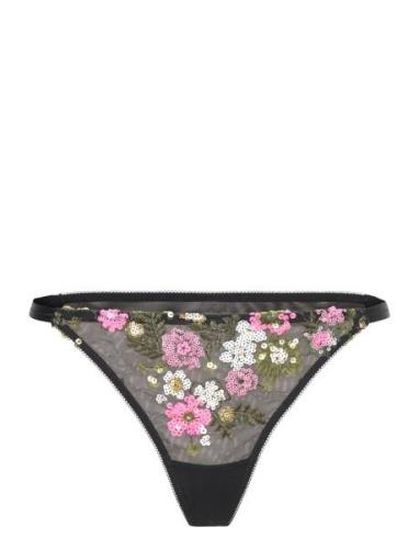 Perle - Tanga Stringtrosa Underkläder Black Etam