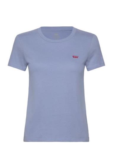 LEVI´S Women Perfect Tee Forever Blue Cotto Blå