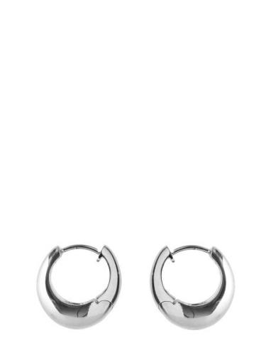 Mini Globe Huggies Accessories Jewellery Earrings Hoops Silver Pernill...