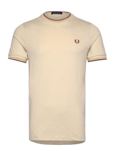 Fred Perry Twin Tipped T-Shirt Kräm