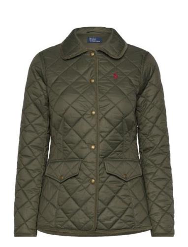 Quilted Barn Jacket Kviltad Jacka Khaki Green Polo Ralph Lauren