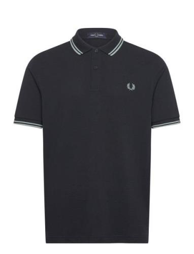 Twin Tipped Fp Shirt Tops Polos Short-sleeved Navy Fred Perry