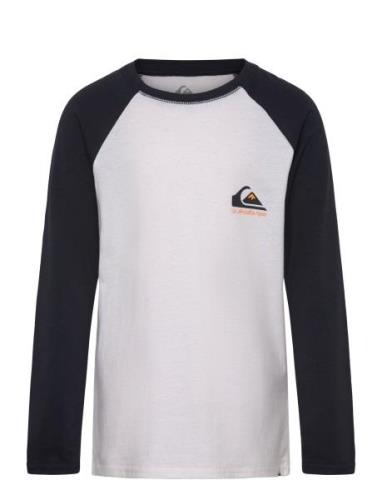 Quiksilver Comp Logo Raglan Ls Yth Blå