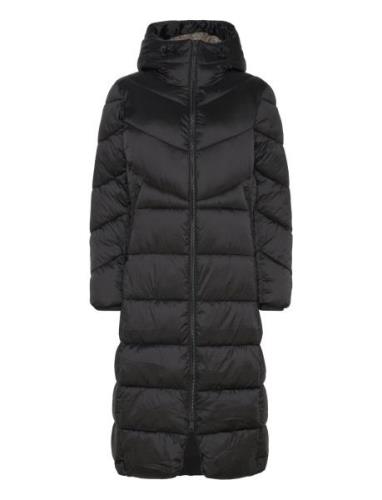 Laura Puffer Jacket Fodrad Rock Black Jofama