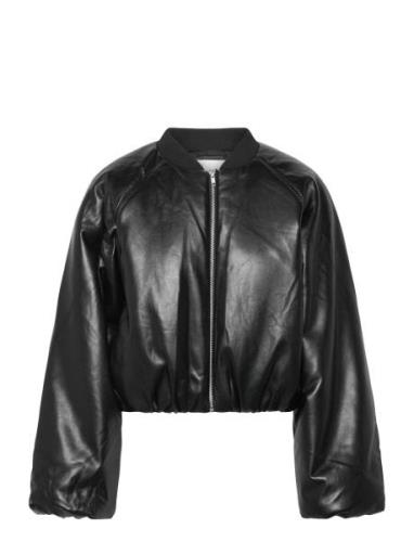 Rylie Faux Leather Jacket Läderjacka Skinnjacka Black Twist & Tango