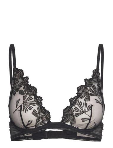 Etam Palmes - N*7 Without Paddedarf Triangle Plunge Bra Svart